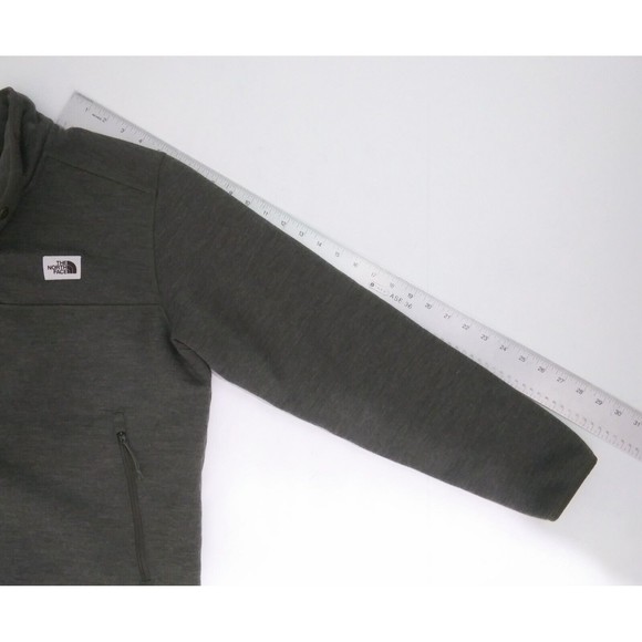 North Face Men's Medium Sherpa Patrol 1/4 Snap Pullover Sweater Mock Wool Fleece - Picture 9 of 10